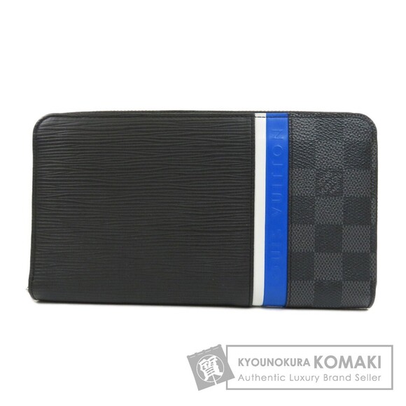 Louis Vuitton Handbags - Louis Vuitton Zippy Organizer NM Epi Graphite Black Wallet
